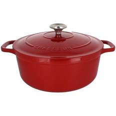 Chasseur Casseroles Chasseur Round Cast Iron with lid 1.562 gal 11.5 "