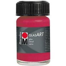 R�ød Glasmaling Marabu "GlasArt 15ml carmin rød"