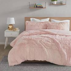 Intelligent Design Malea Shaggy Bedspread Pink (228.6x228.6cm)