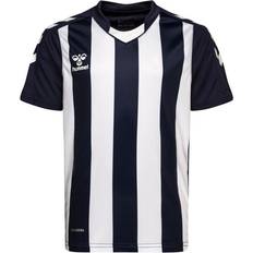 Hummel Match Shirt Core Striped Kids - Navy/White