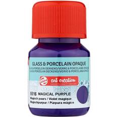 Purple Glass Colours Glass & Porcelain Opaque Bottle 30ml Magical Purple