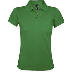 Green - Women Polo Shirts Sol's Women's Prime Pique Polo Shirt - Kelly Green