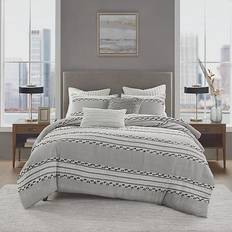 Ink+ivy Jacquard Duvet Cover Gray (233.68x223.52)