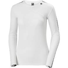 Donna Strati di base Helly Hansen LIFA Long Sleeve Crew Base Layer W - White