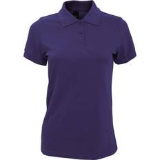 Sol's Women's Prime Pique Polo Shirt - Dark Purple