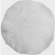 Thro Kari Faux Mongolian Fur Complete Decoration Pillows White (40.64x40.64cm)
