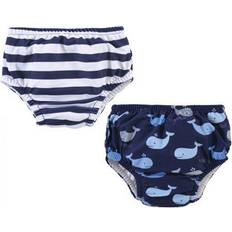 18-24M Swim Diapers Children's Clothing Hudson Baby 2-Pack Whales Swim Diapers