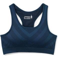 Smartwool Merino Sport Seamless Racerback-BH - Blau