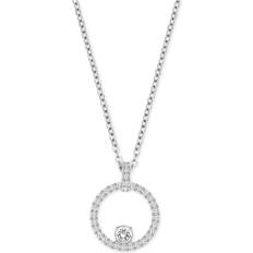 Swarovski Creativity Pendant Necklace - Silver/Transparent