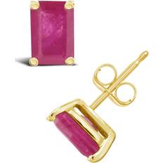 QVC Ruby (1-3/8 ct. t.w. Stud Earrings in 14k (Also in Emerald)