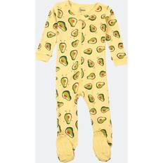 1-3M - Boys Nightwear Children's Clothing Leveret Baby Footed Food Print Pajamas