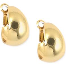 Chunky hoop earrings Anne Klein Silver-Tone Chunky Hoop Earrings