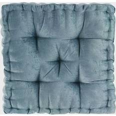 Textiles Intelligent Design Chenille Chair Cushions Blue (50.8x50.8)