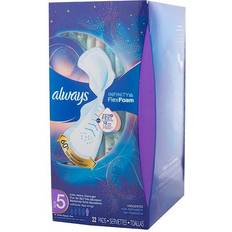 Menstrual Pads Always Infinity FlexFoam Extra Heavy Overnight Size 5 22-pack