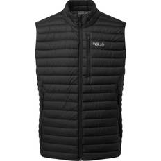 Best Chalecos Rab Men's Microlight Down Vest - Black