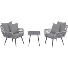 Manhattan Comfort Cannes Outdoor Lounge Set