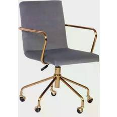 Black - Gold Office Chairs Acessentials Logan Rolling Office Chair 36"