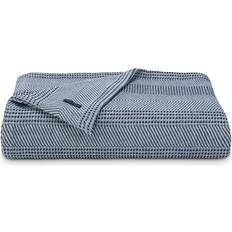 Nautica Chevron Blankets Blue (274.32x228.6cm)