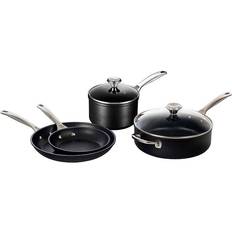 Le Creuset Cookware Sets Le Creuset Toughened Nonstick Pro Cookware Set with lid 6 Parts