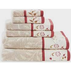 Red Towels Madison Park Bayside Towel Red (132.08x68.58cm)