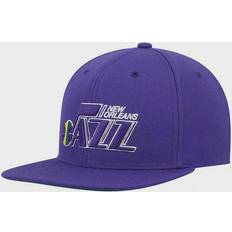 Supporterprodukter New Orleans Jazz Hardwood Classics Team Ground 2.0 Snapback Hat Sr