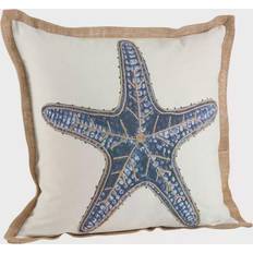 Saro Lifestyle Star Fish Printed Decorative Pillow Complete Decoration Pillows Multicolor (50.8x50.8cm)