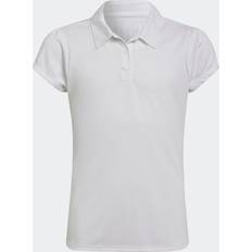 Adidas Girls Polo Shirts Children's Clothing Adidas Performance Primegreen Polo Shirt - White (GQ2451)