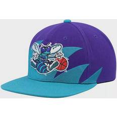 Supporterprodukter Mitchell & Ness Charlotte Hornets Hardwood Classics Sharktooth Snapback Hat Sr