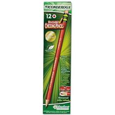 Arts & Crafts Dixon Ticonderoga Eraseable Red Checking Pencils 12 Pack