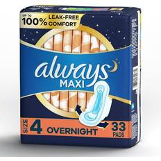 Maxi pads with wings Always Maxi Overnight Size 4 33-pack