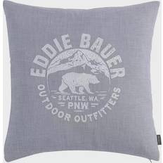 Eddie Bauer Bear Outdoor Outfitters Square Decorative Pillow Cover Cushion Cover Gray (50.8x50.8cm)