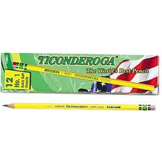 Yellow Ballpoint Pens Ticonderoga Woodcase Pencil B #1 Yellow Dozen 13881