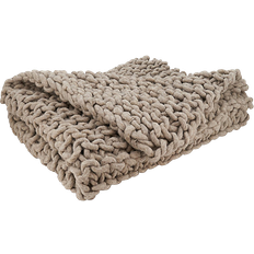 Saro Lifestyle Chunky Blankets Gray (152.4x127cm)