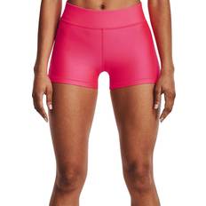 White Base Layer Pants Under Armour HeatGear Mid Rise Shorty Women - Penta Pink/White