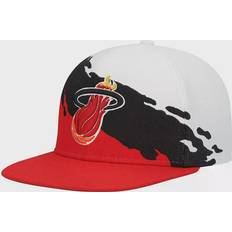 Supporterprodukter Mitchell & Ness Miami Heat Hardwood Classics Paintbrush Snapback Hat Sr