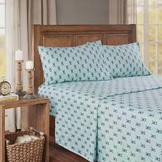 Sleep Philosophy True North Bed Sheet Green (259.08x228.6cm)