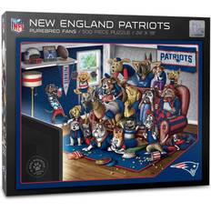 Jigsaw Puzzles YouTheFan NFL New England Patriots Purebred Fans Puzzle-A Real Nailbiter (500-Piece)