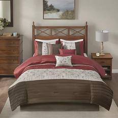 Madison Park Serene Bedspread Red (264.16x233.68cm)