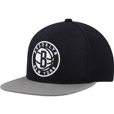 Mitchell & Ness Brooklyn Nets Team Two-Tone 2.0 Snapback Hat Men - Black/Gray