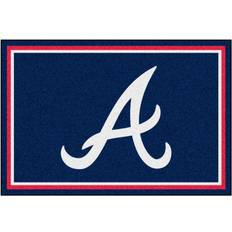 Fanmats Atlanta Braves Navy Plush Area Rug