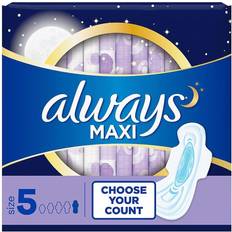 Menstrual Pads Always Maxi Extra Heavy Overnight Size 5 36-pack