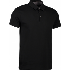 Seven Seas Herre Tøj Seven Seas Interlock Polo Shirt - Black