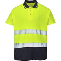 Amarillo Polos Portwest Polo Bicolor Cotton Comfort S174