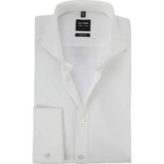 Olymp Body Fit Shirt Double Cuffling Off-White Ecru 14.5 Off-White 14.5