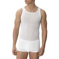 of Switzerland Ribbed Merceriserad Cotton Tank Top