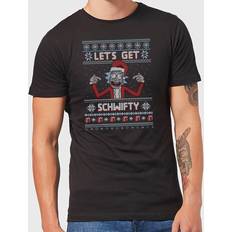 Rick and Morty Lets Get Schwifty Men's Christmas T-Shirt