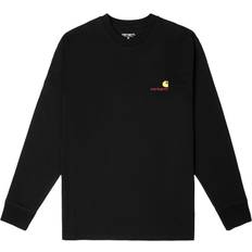 Carhartt Uomo Magliette & Canotte Carhartt American Script Tee Men Black