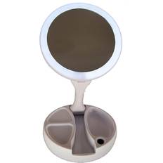 Makeup Mirrors Lifemax Foldaway Lighted Mirror