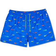 Elastaani/Lycra/Spandex - Mies Uimahousut Happy Socks Sunny Days Swim Shorts - Medium Blue