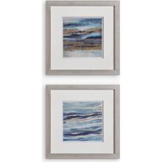 John Lewis & Partners Aquarius Set of 2 Art encadré 56x56cm 2pcs